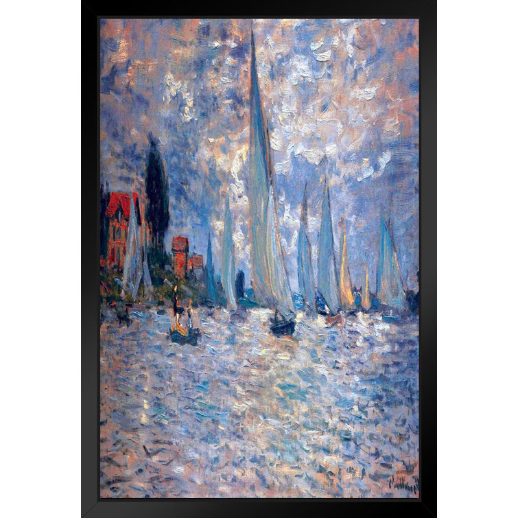 Vault W Artwork Claude Les Barques Impressionist Art Posters